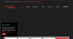 Desktop Screenshot of hotelrestaurantemilan.com