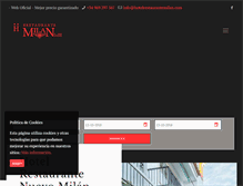 Tablet Screenshot of hotelrestaurantemilan.com